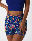 Flower ditsy wildflower dark shorts