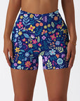 Flower ditsy wildflower dark shorts