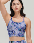 Flower watercolor violet tank tops