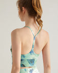 Animal green vague butterfly tank tops