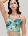 Animal green vague butterfly tank tops