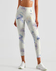 Ocean fantasy watercolor jellyfish leggings