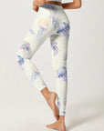 Ocean fantasy watercolor jellyfish leggings