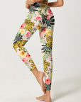 Animal tiger rose flower leggings