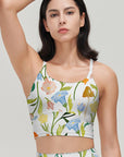 Flower watercolor colorful wildflower tank tops