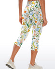 Flower watercolor colorful wildflower capris