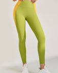 Basic fashion side colorblock leggings