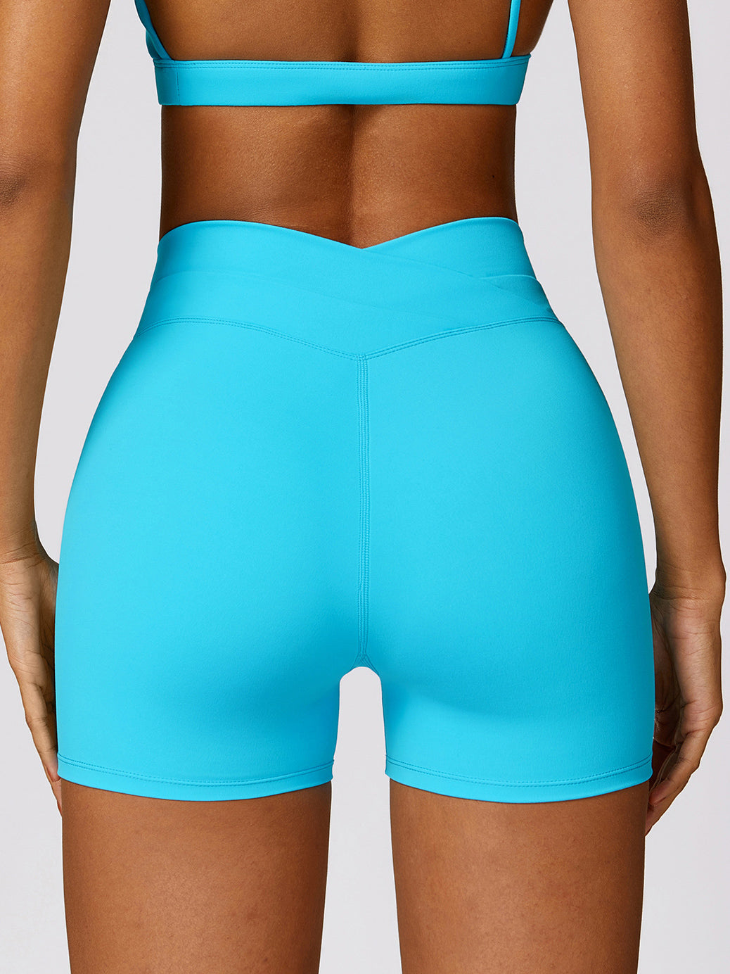 Basic cross brushed tummy shorts