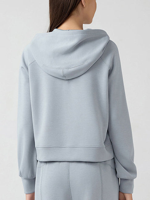 Basic loose cloud hoodie long sleeves