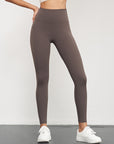 Basic no awkward line black yoga leggings