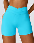 Basic cross brushed tummy shorts