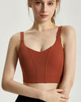 Basic highly stretchy weightless high support sports tank tops