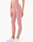 Basic peach buttock naked traceless pink leggings