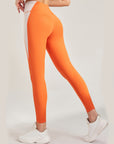 Basic fashion side colorblock leggings