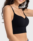 Basic strap V-neck medium support yoga sports tank tops