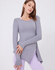 Basic slim fit quick dry yoga long sleeves