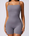 Basic fast-dry one-piece cloudy yoga bodysuit