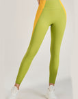 Basic fashion side colorblock leggings