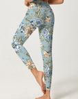 Flower vintage spring rose leggings