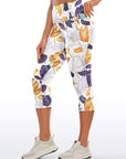 Flower multicolor blooming tulips capris