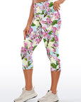 Flower apple-tree flowers seamless pattern blossom capris