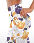 Flower multicolor blooming tulips capris