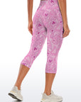 Love Flow in love abstract heart shape pink capris