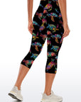 Ocean turtle colorful shining capris