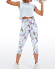 Flower orchid vine light capris