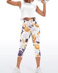 Flower multicolor blooming tulips capris