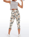 Halloween colorful spotted ghost capris