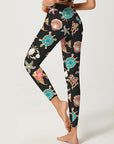 Ocean gem starfish turtle coral shell yoga leggings