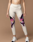 Animal butterfly 3D print yoga leggings