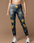 Flower osmanthus night light butterfly legging