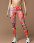 Animal jungle leopard print design yoga leggings