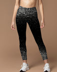 Black light glitter leggings