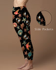 Ocean gem starfish turtle coral shell yoga leggings