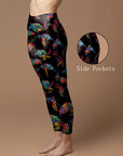 Ocean turtle colorful shining leggings