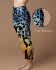 Animal natures leopard gradient leggings