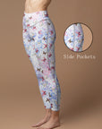 Animal colorful butterfly water ripples leggings