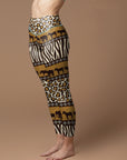 African animal leopard and zera print leggings