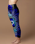 Evil eye mandala design leggings