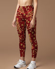 Christmas gear lights christmas tree red legging