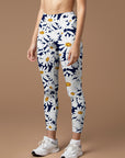 Flower white little daisy leggings