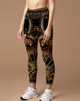 Animal leopard baroque ring in the moonlight leggings