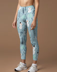 Christmas cute snowman and tree leggings