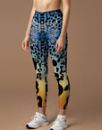 Animal natures leopard gradient leggings