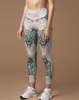 Animal mandala tiger portrait leggings