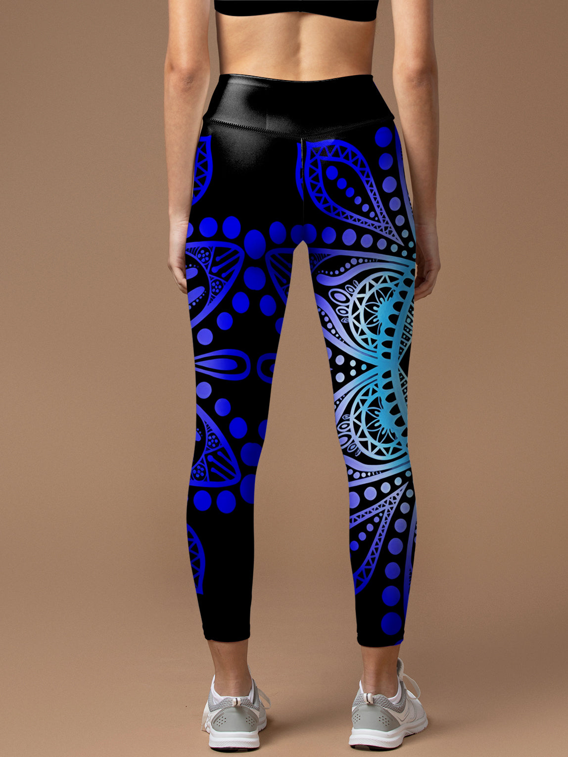 Evil eye mandala design leggings