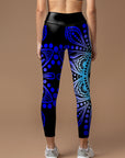 Evil eye mandala design leggings